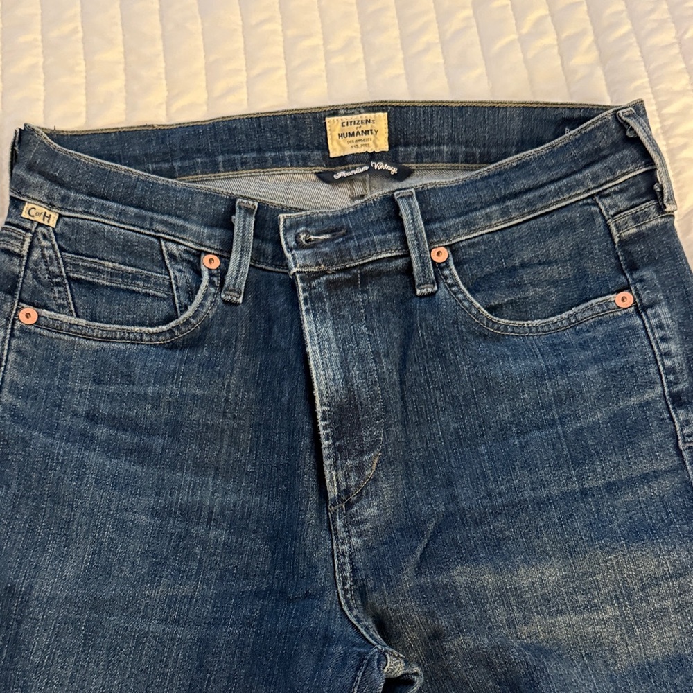 Citizens Of Humanity Women's Blue Slim skinny/Straight Jeans